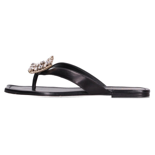 Roger Vivier Crystal Sandals Black/Clear Size 38.5