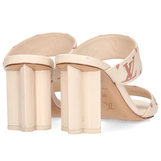 LOUISVUITTON MA1222 Monogram Mule Off-White Pink Size 36