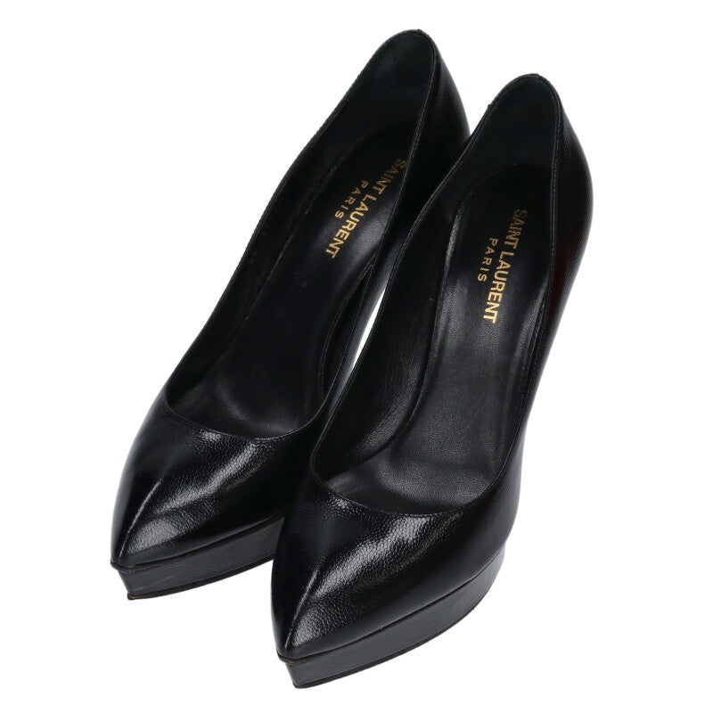 Saint Laurent Paris Black Pointed Toe Pumps Size 38