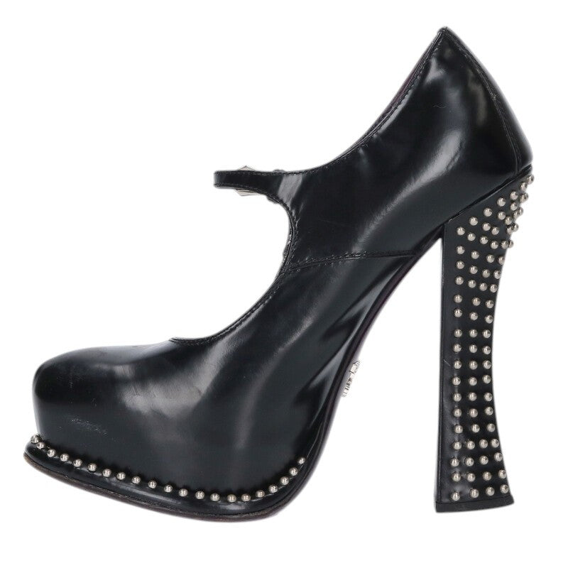 Prada Studded Leather Pumps Multi Size 35.5
