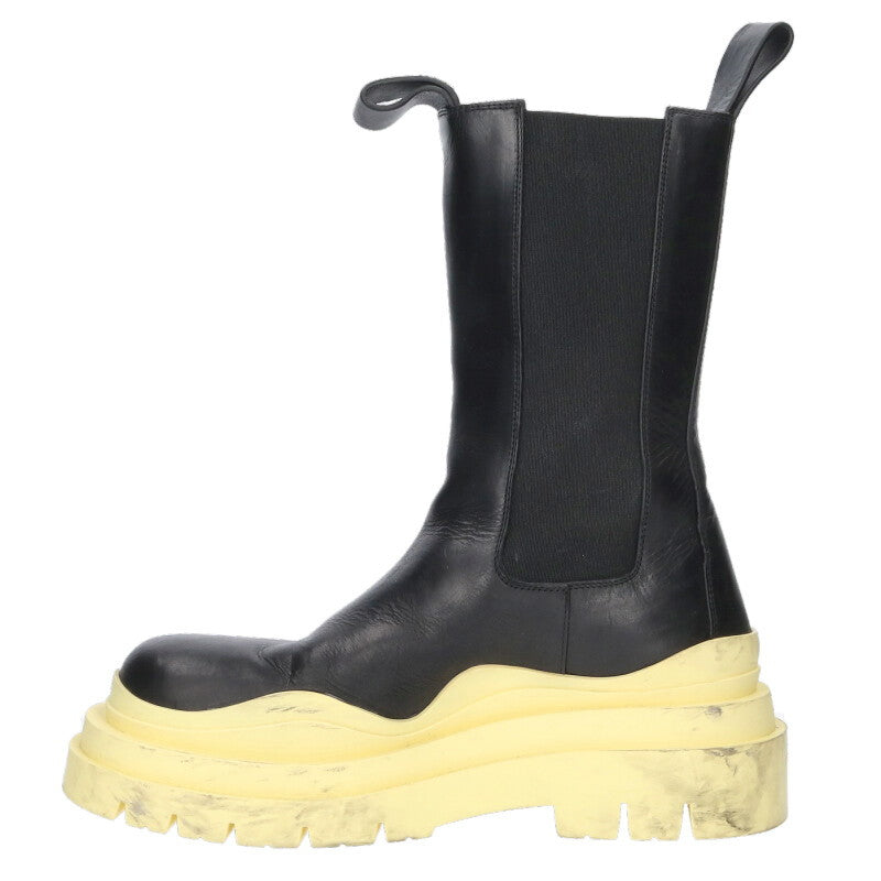 Bottega Veneta Black & Yellow Tire Boots Size 36