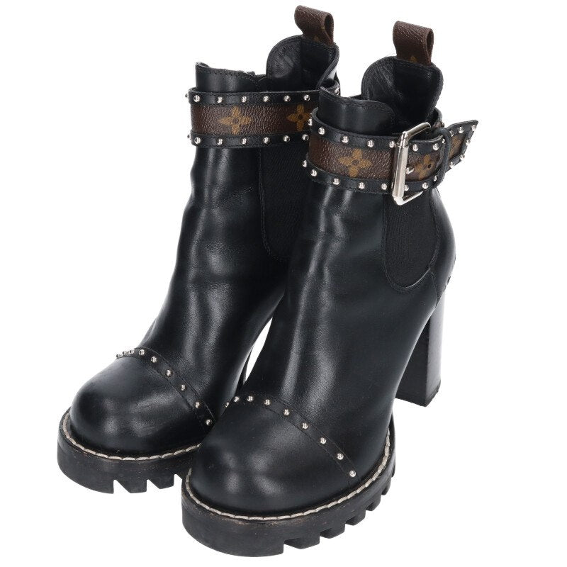 Louis Vuitton Startrail Line Studded Heel Boots Size 35.5
