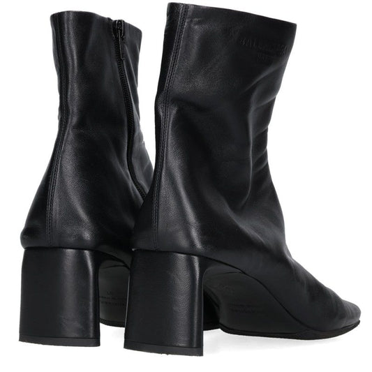Balenciaga Black Zip-up Heel Boots Size 37