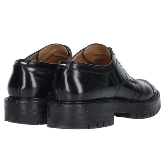 Maison Margiela Tabi Lace-Up Leather Sneakers Black Size 38