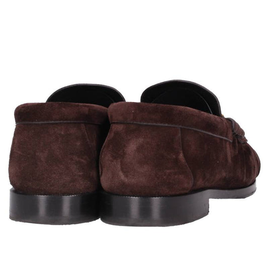Saint Laurent Paris Brown Suede Le Loafers Size 36