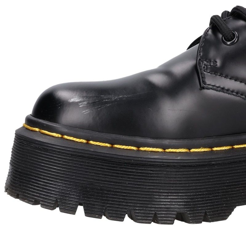 Dr. Martens 1461 QUAD Black Platforms Size UK4