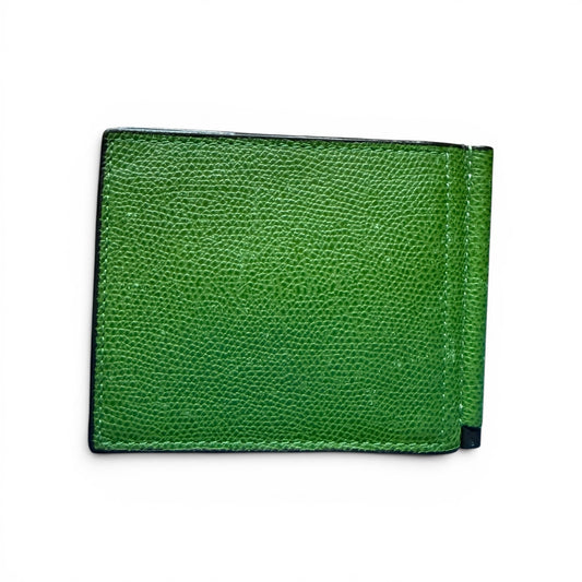 VALEXTRA V-Cut Double Money Clip