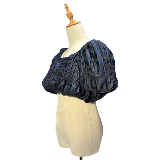 noir kei ninomiya 26SS Puff-Sleeve Short Blouse Multi Size S