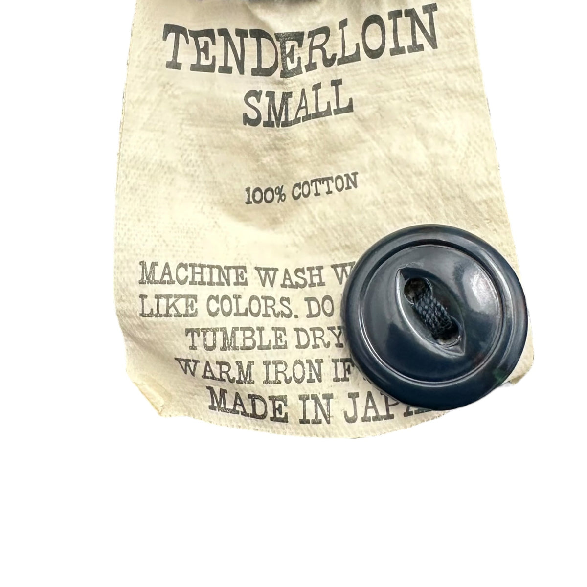TENDERLOIN Indigo Denim Long Sleeve Work Shirt Size S