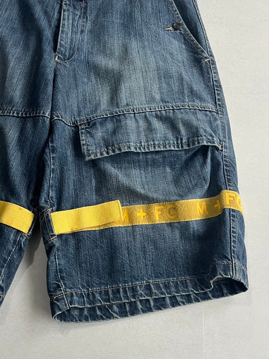Marithe + Francois Girbaud Blue Jogger Shorts Size 34