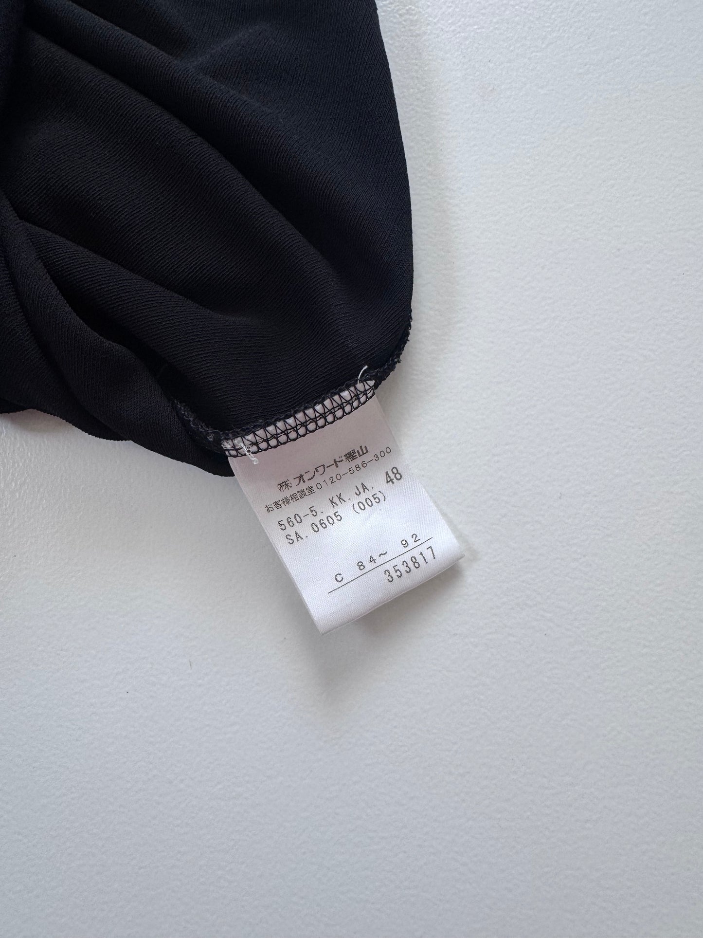 Jean Paul Gaultier 90s Black T-Shirt Size XS