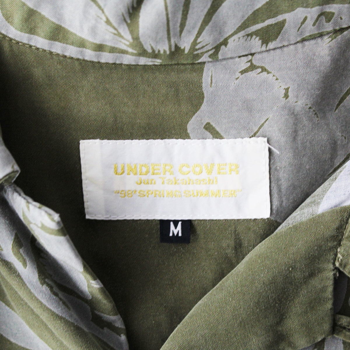 UNDERCOVER 1998 S/S Green Long Sleeve Shirt Size M