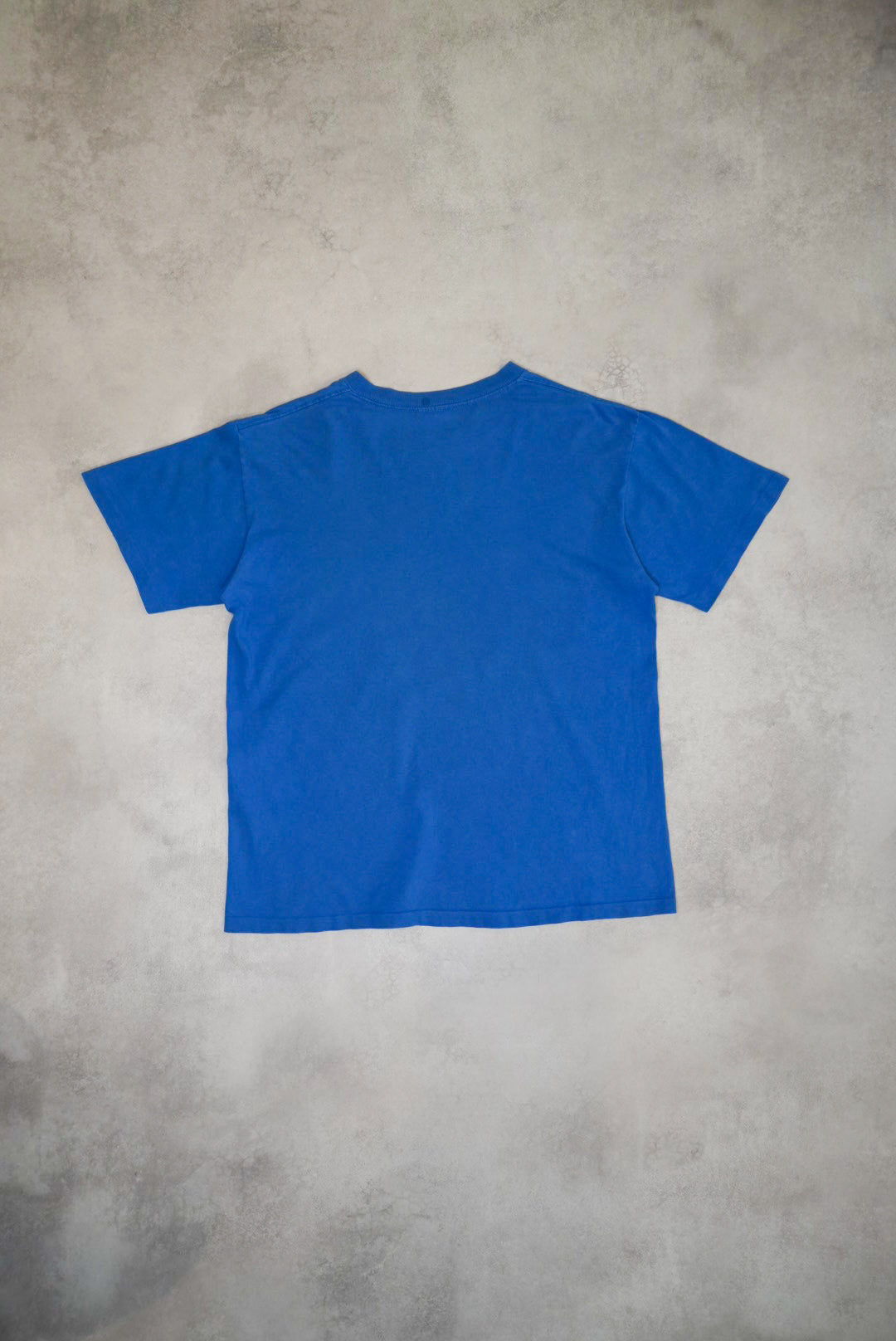 STUSSY tee CHANEL LOGO 90s Blue Cotton T-Shirt Size M