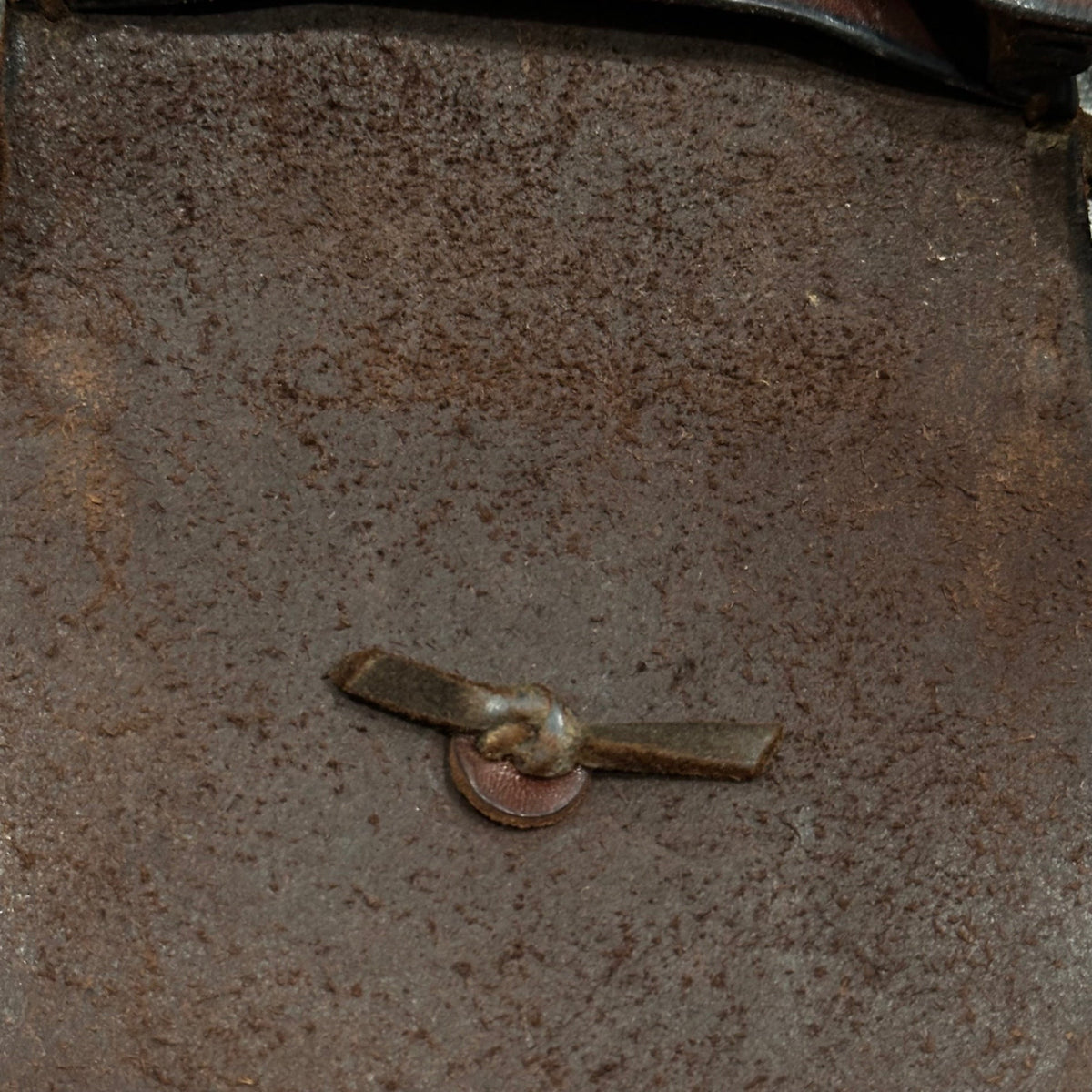 goro's Saddle Leather Concho Belt Pouch Brown