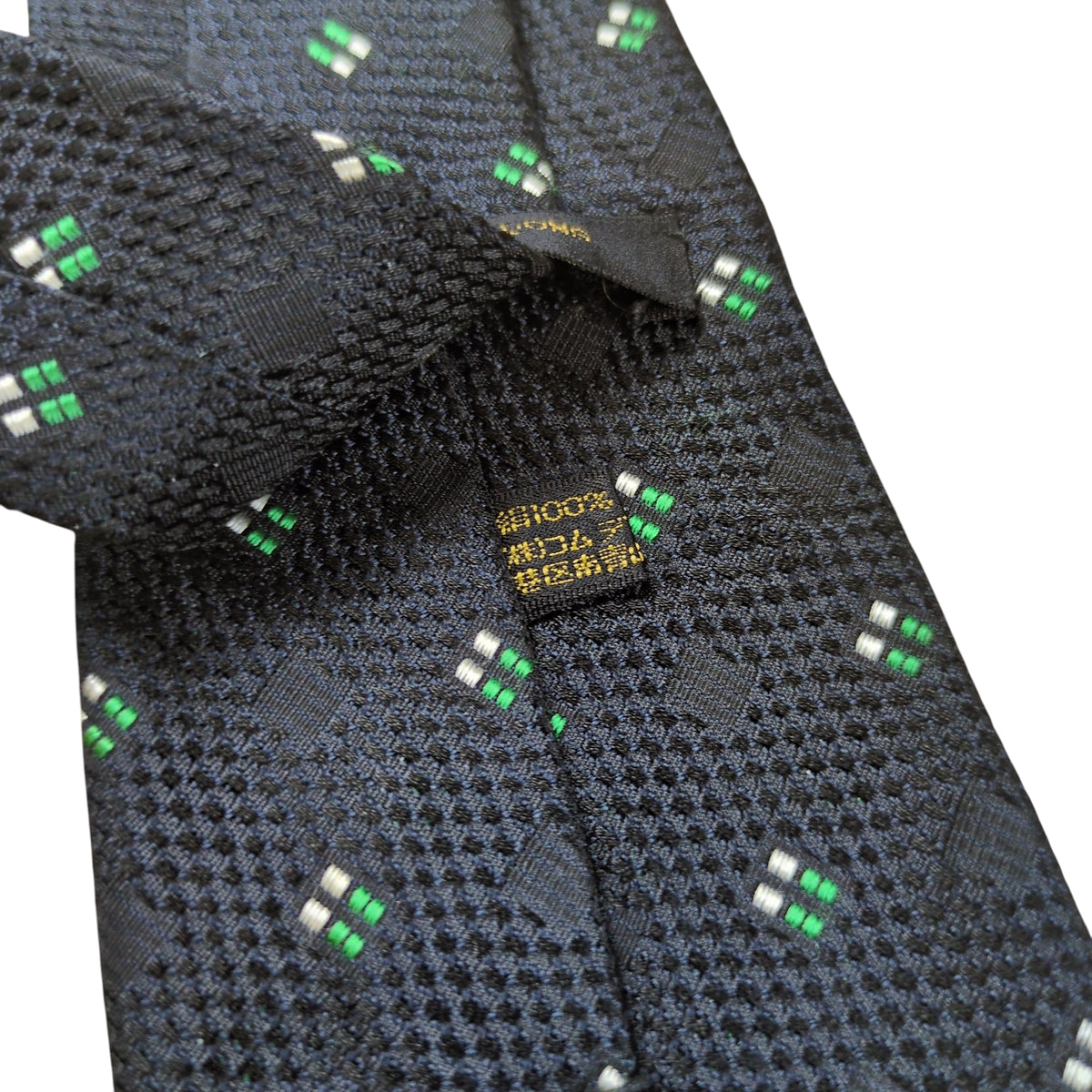 COMME des GARCONS HOMME Keichi Tanaka Argyle Silk Tie Blue
