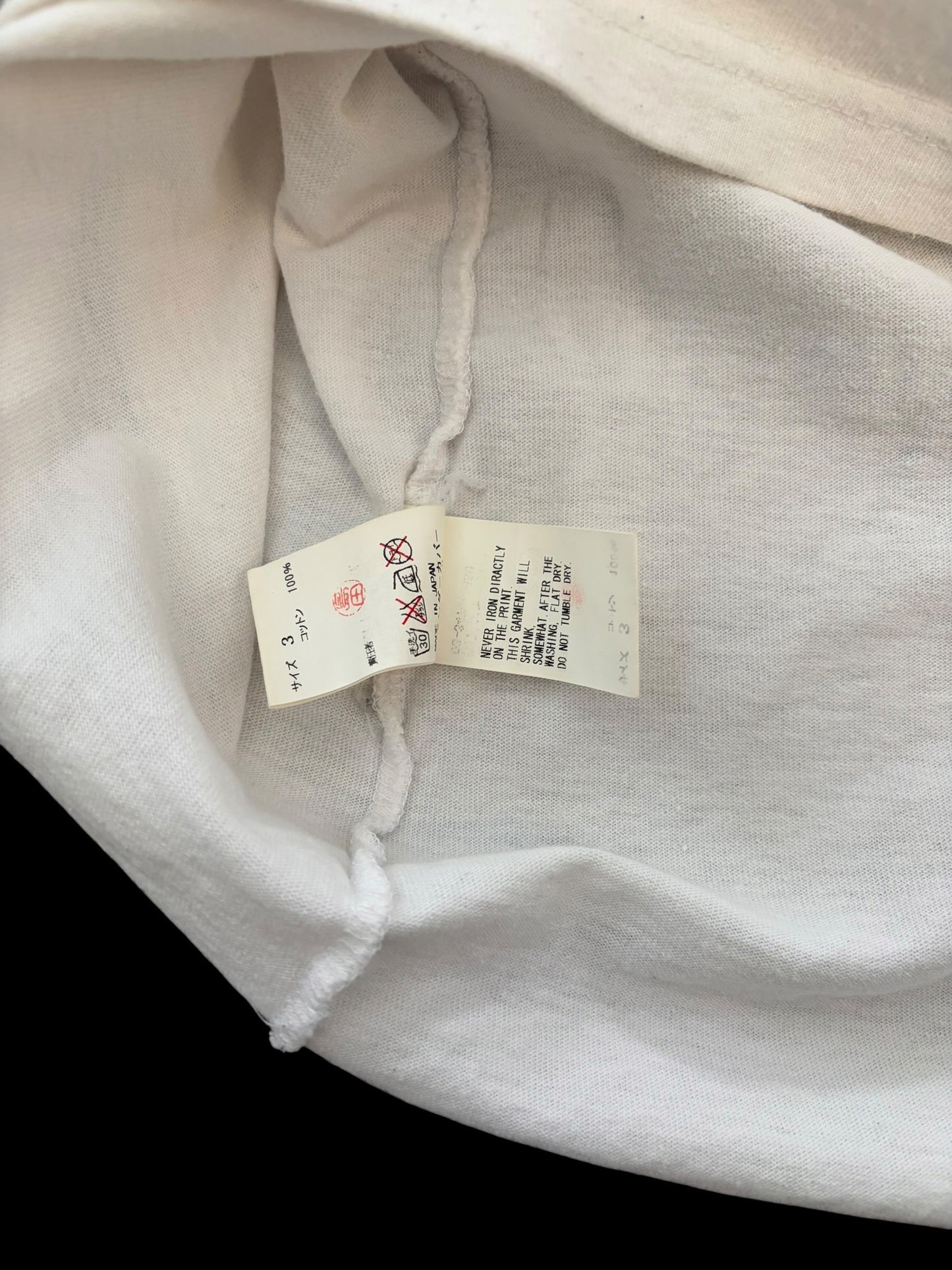 UNDERCOVER THE GREATEST SCAB GIZ Logo T-Shirt 16SS Size M