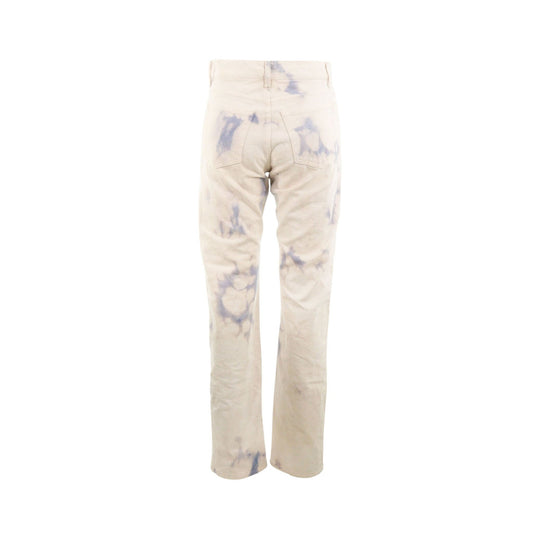 Helmut Lang White Blue Jeans