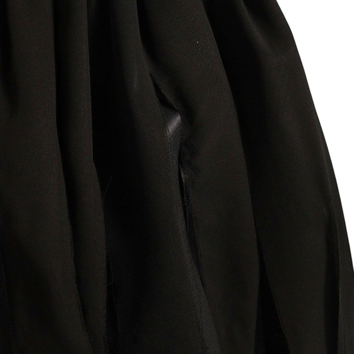 COMME des GARCONS 2022 S/S Black Polyester Skirt Size XS