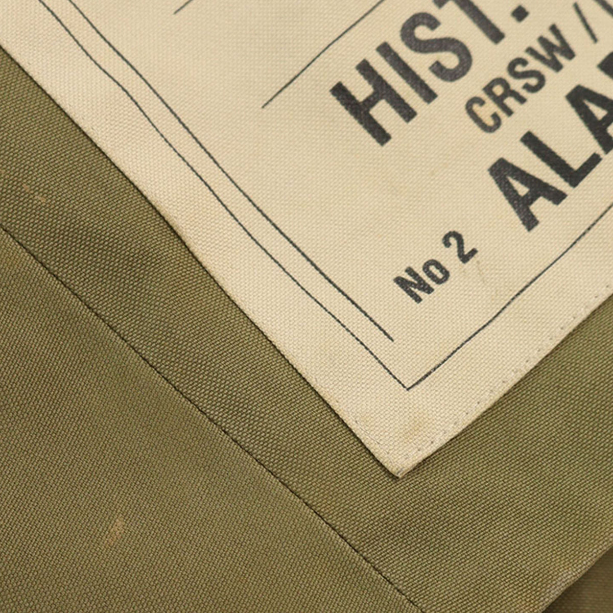 RAF SIMONS 2005 A/W Olive Cotton Coat Size 48