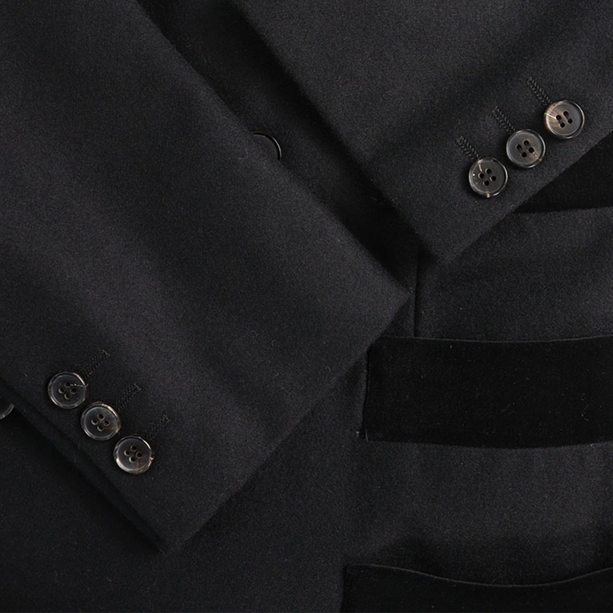 COMME des GARCONS 2014 AW Wool Blend Coat Black Size S