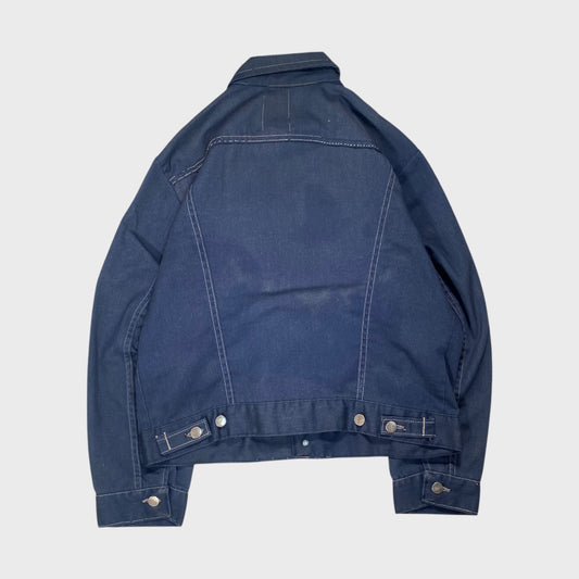 Wrangler 70s USA Bat Dye Cropped Denim Jacket Size 42
