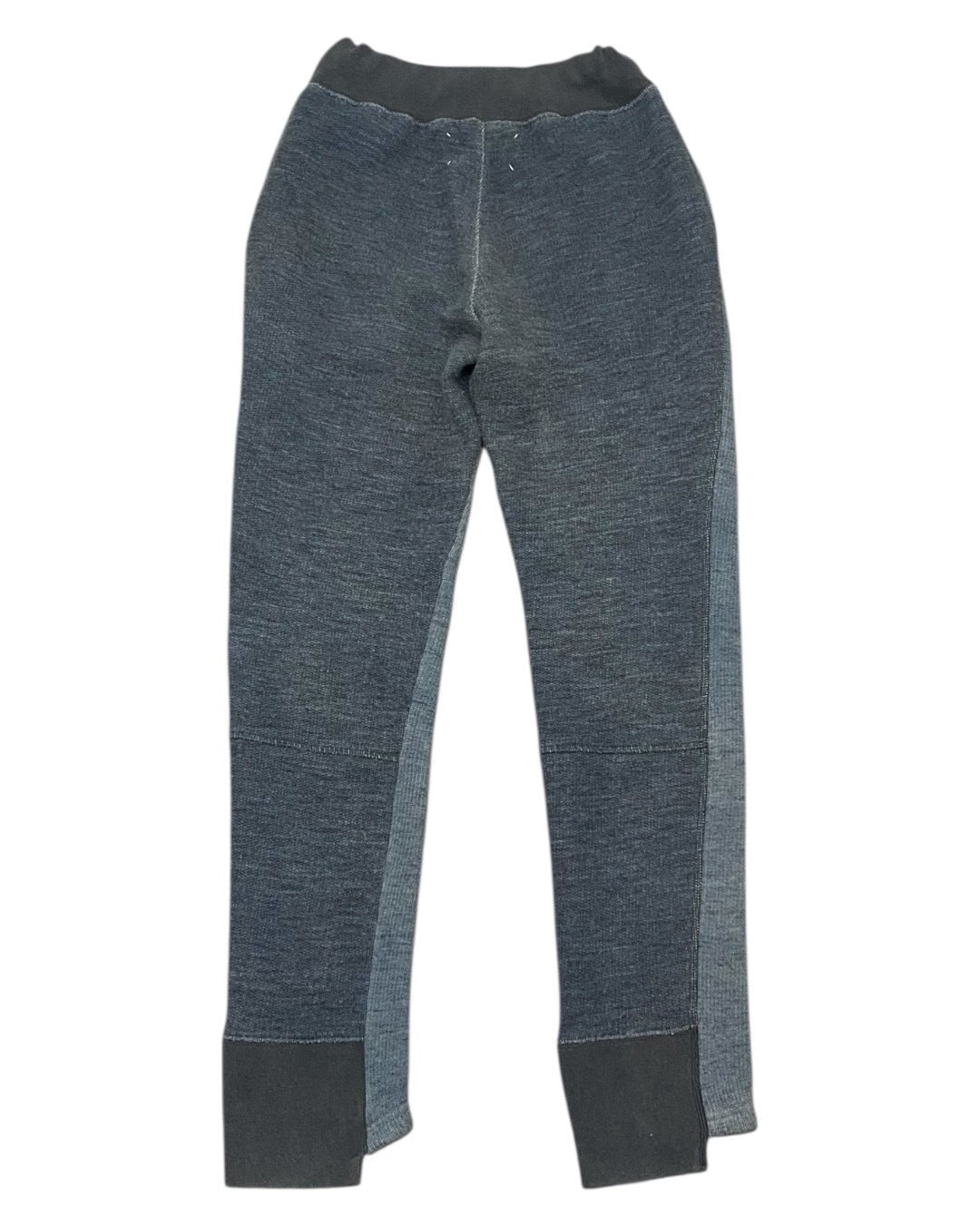 Maison Margiela Gray Knit Split Hem Sweatpants