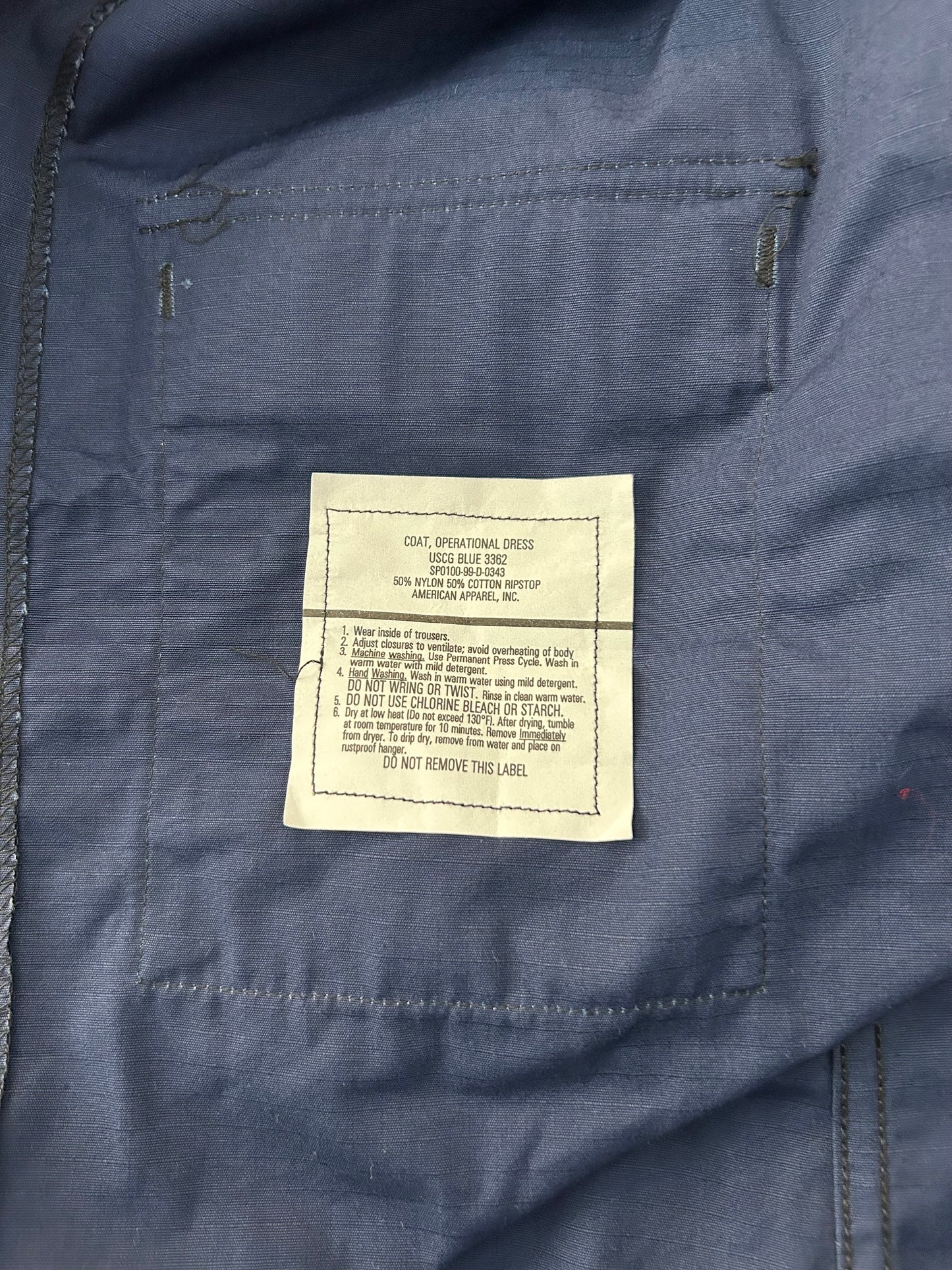 ODU 99 RIPSTOP JACKET Size 40