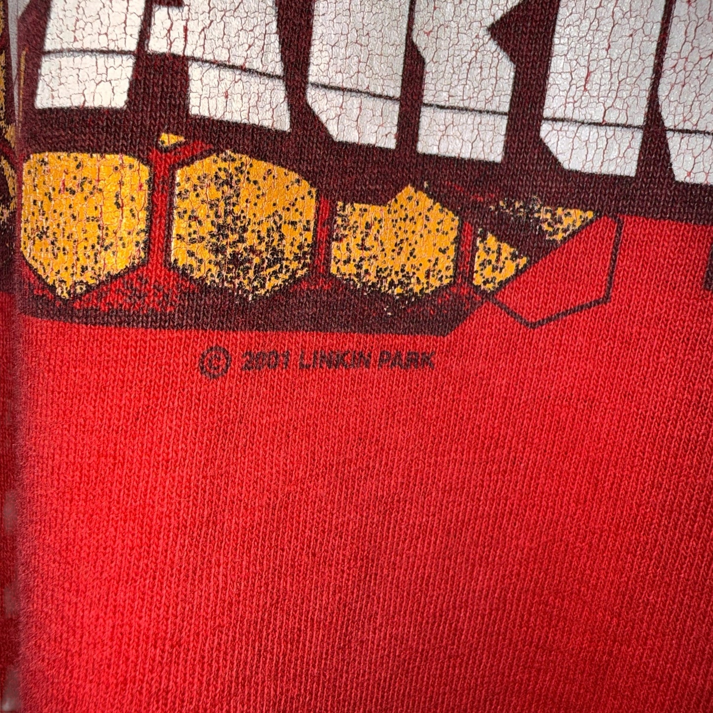 LINKIN PARK Hybrid Theory Y2K T-Shirt Size 2XL
