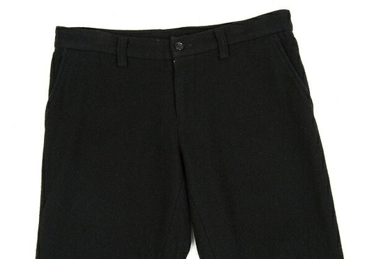 COMME des GARCONS Wool Nylon Herringbone Pants Black Size S