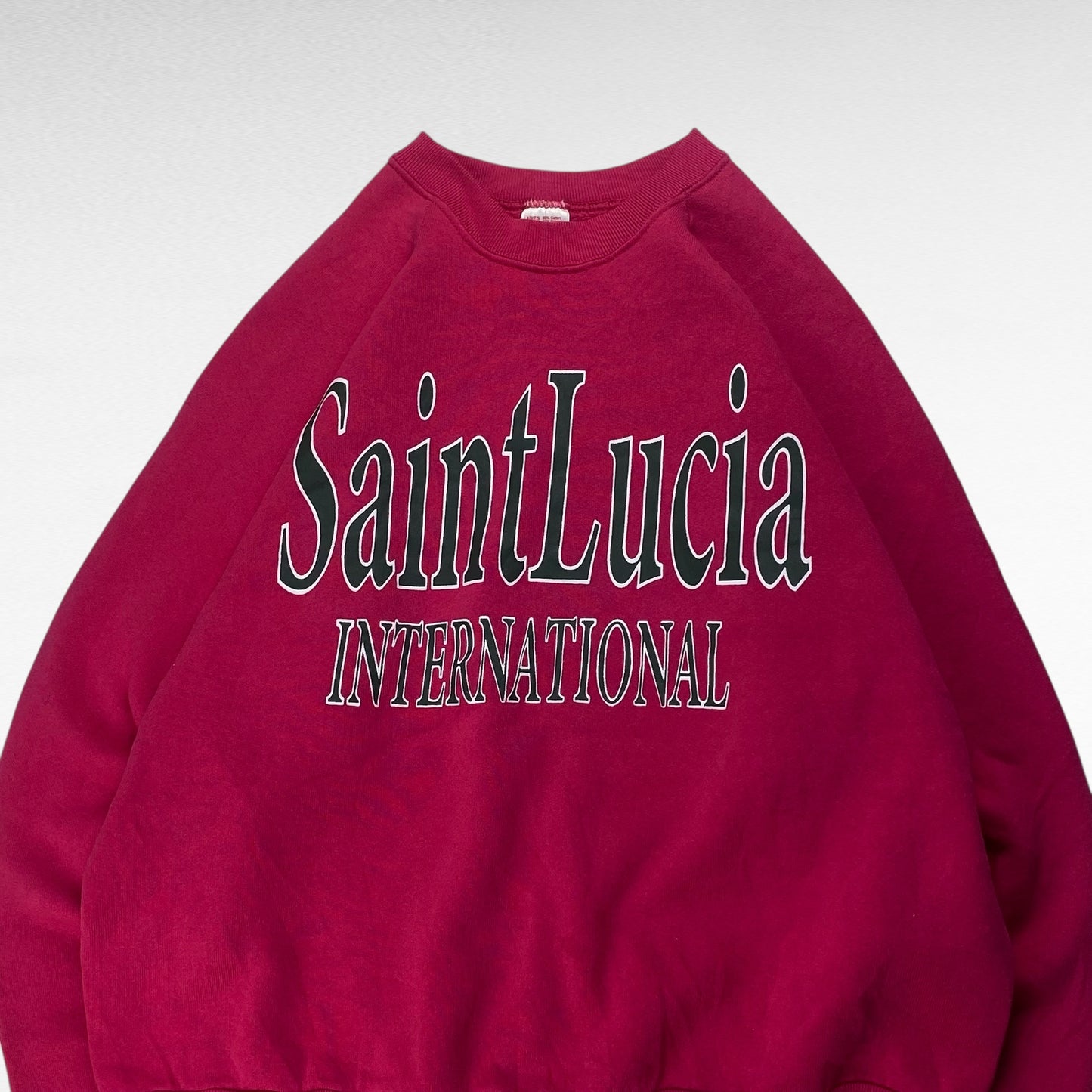 Fruit Of The Loom 90s Sweatshirt Pink Size L