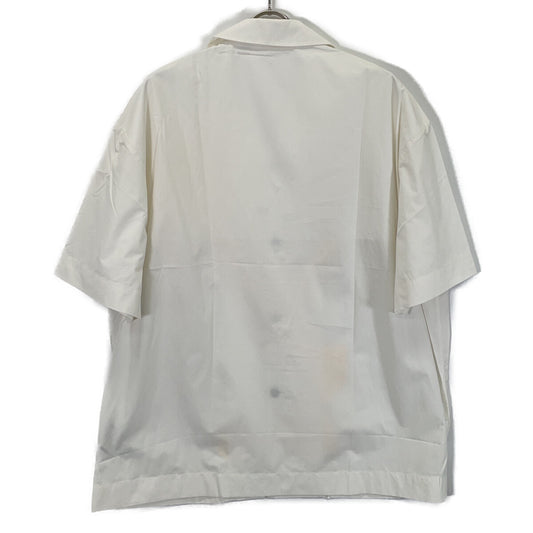 Palm Angels White Bowling Shirt