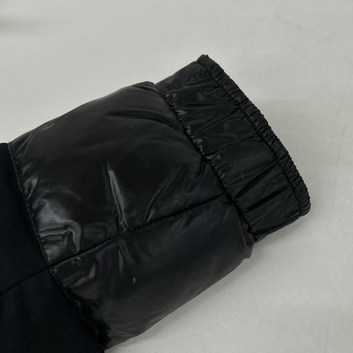 MONCLER Maya Mixed Material Down Jacket Black Size 2