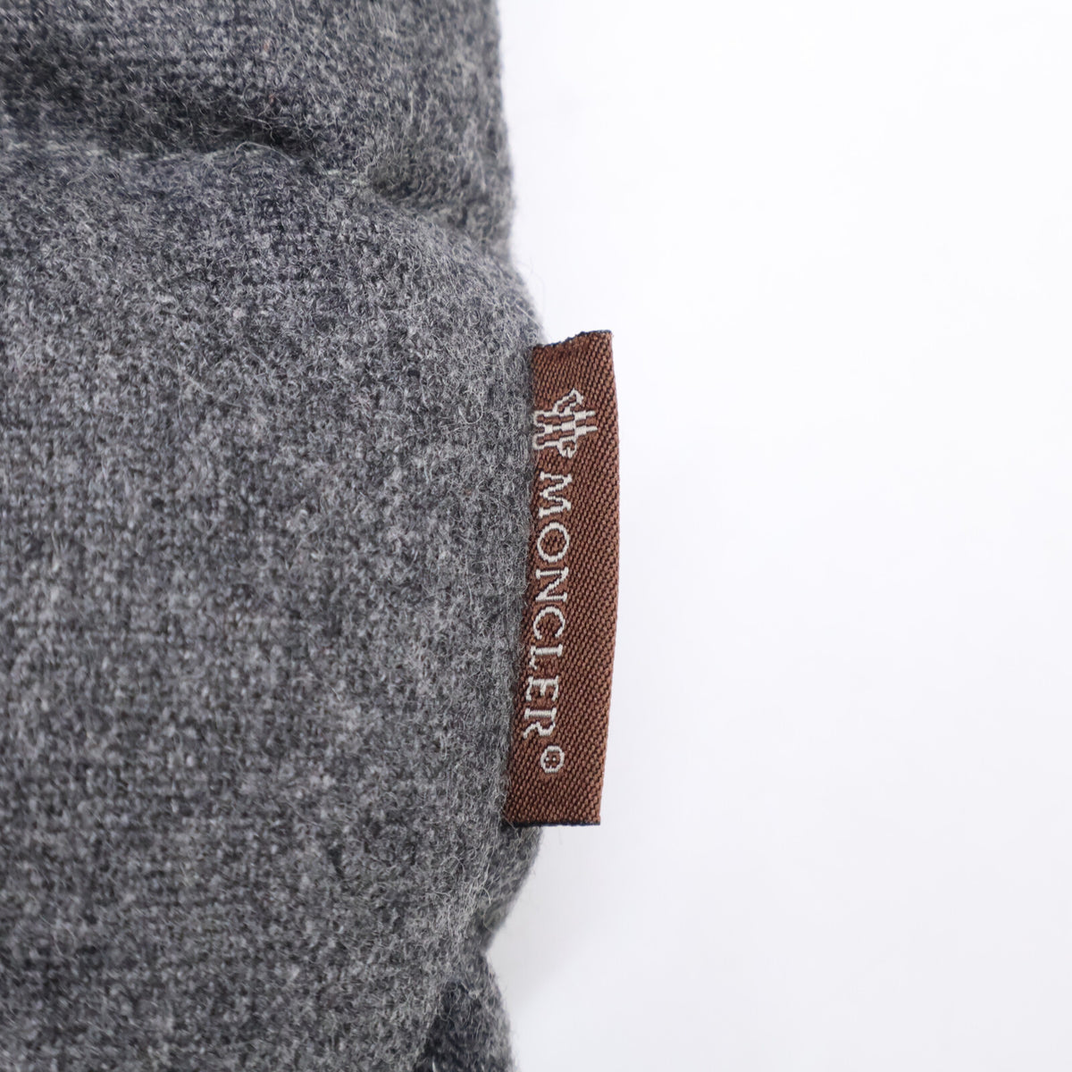 MONCLER TIBET Wool Down Vest Gray Size 1
