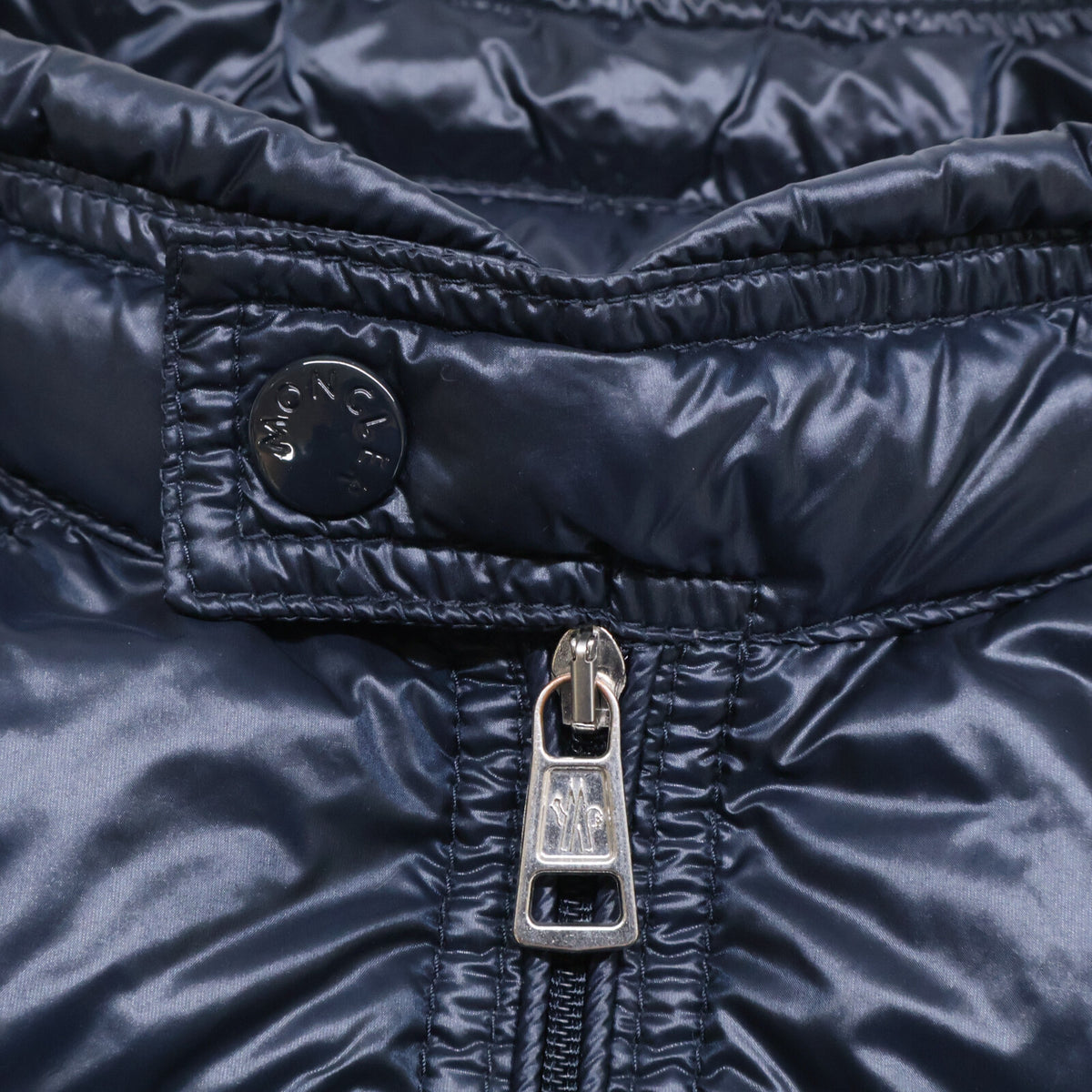 MONCLER 43321 GUI Down Vest Navy Size 2