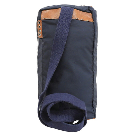 Felisi Nylon Leather Shoulder Body Bag Navy Size ONE SIZE