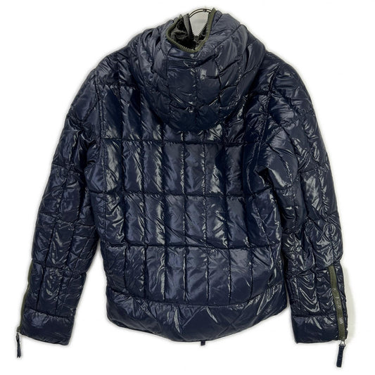 DUVETICA Navy Khaki Reversible Down Jacket