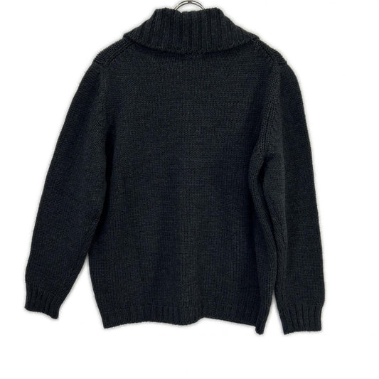 ZANONE Charcoal Wool Zip Knit Jacket