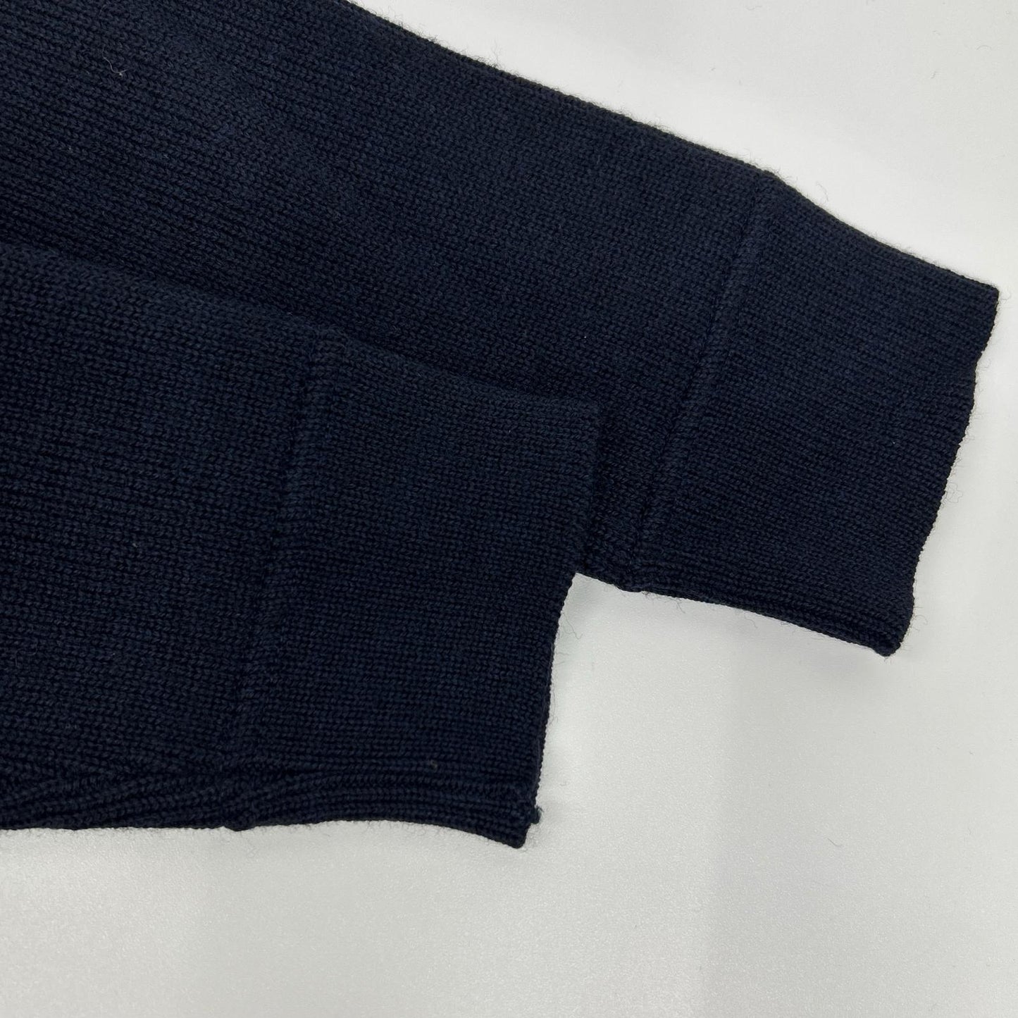 ZANONE Navy Wool Knit Jacket
