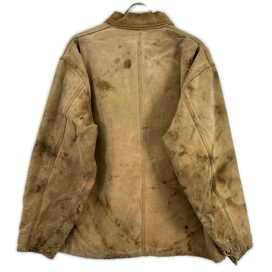 carhartt Brown Duck Canvas Chore Coat Jacket