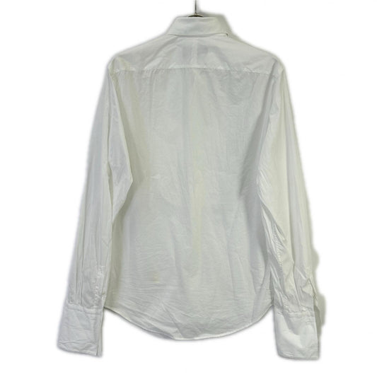LOUIS VUITTON White Cotton Dress Shirt Size 40