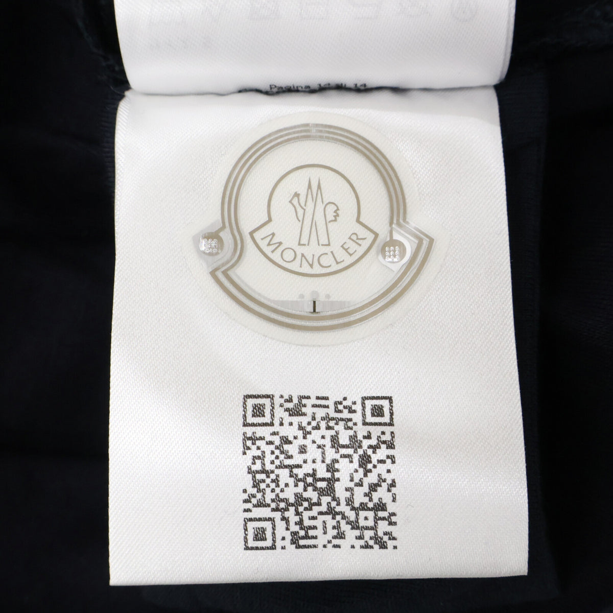 MONCLER FELPA CON ZIP Cotton Half-Zip Sweatshirt Navy Size S