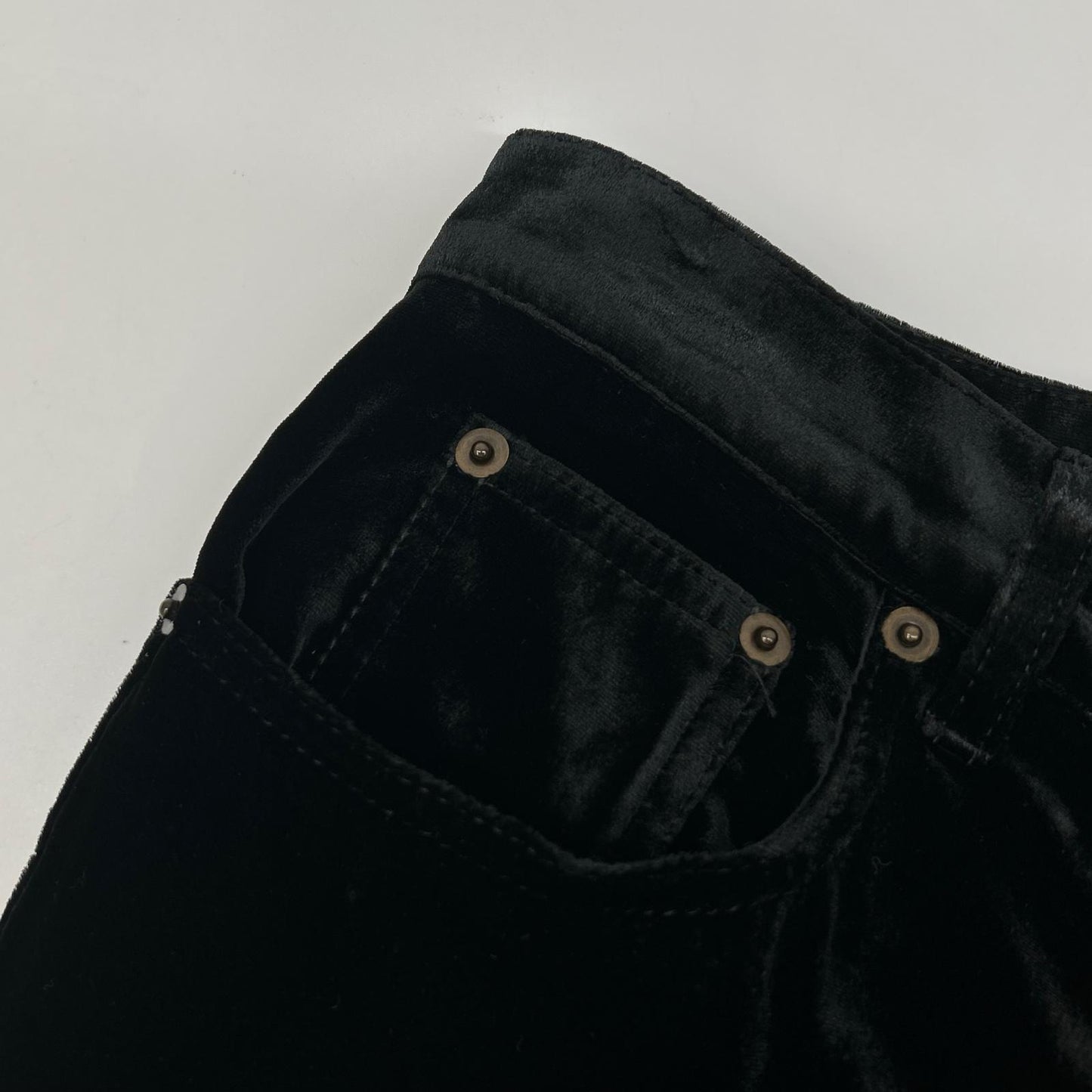 SAINT LAURENT PARIS 23AW Velvet Wide Pants Size 28