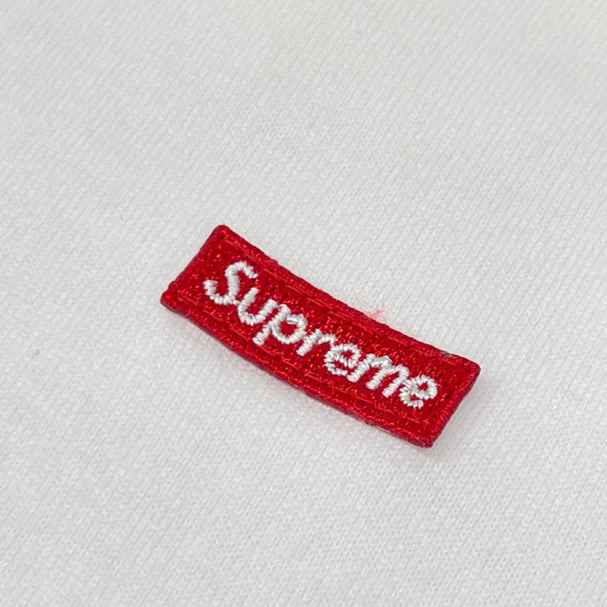 Supreme White Small Box Logo Long Sleeve T-Shirt Size M