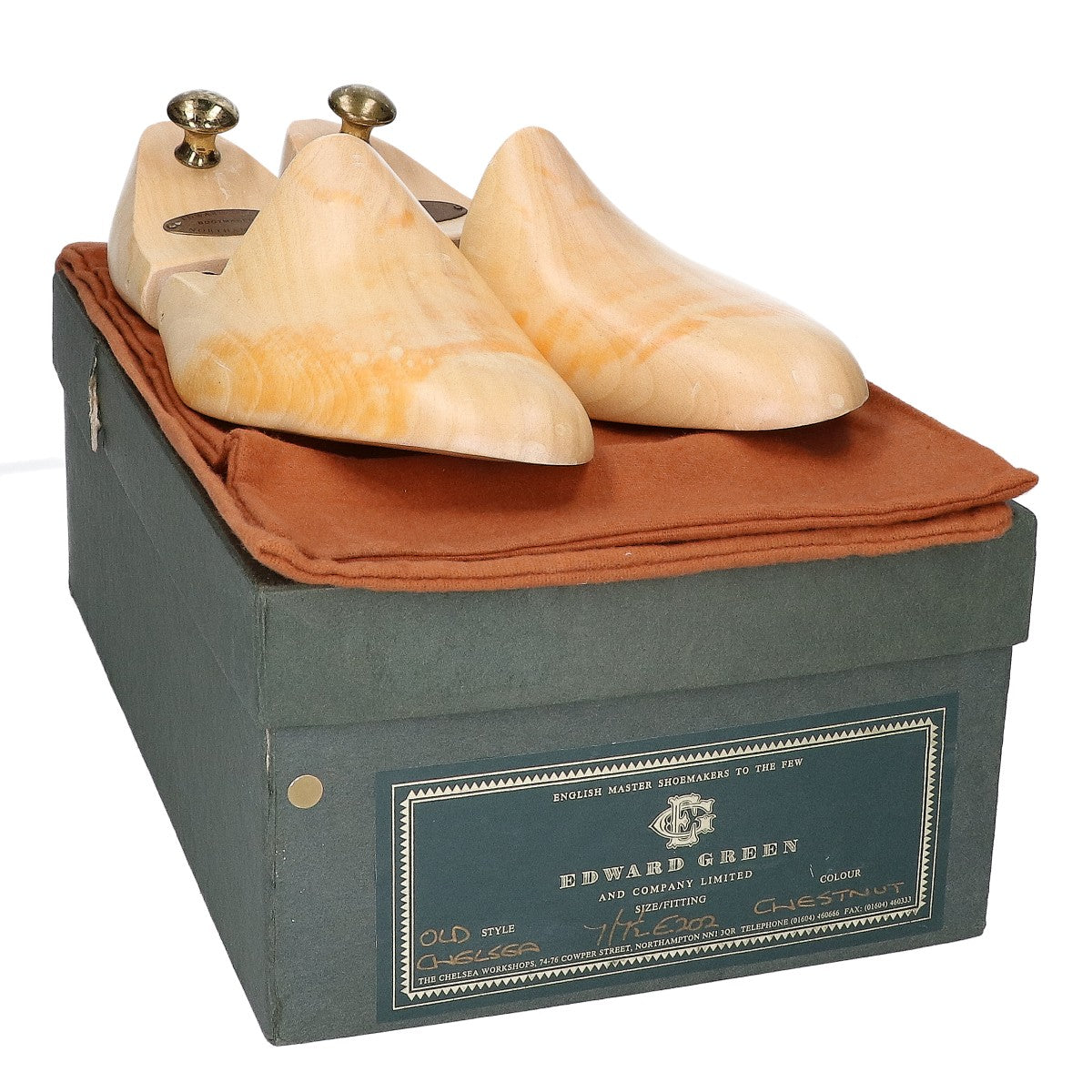EDWARDGREEN Old Chelsea Straight Tip Shoes Size UK 7.5
