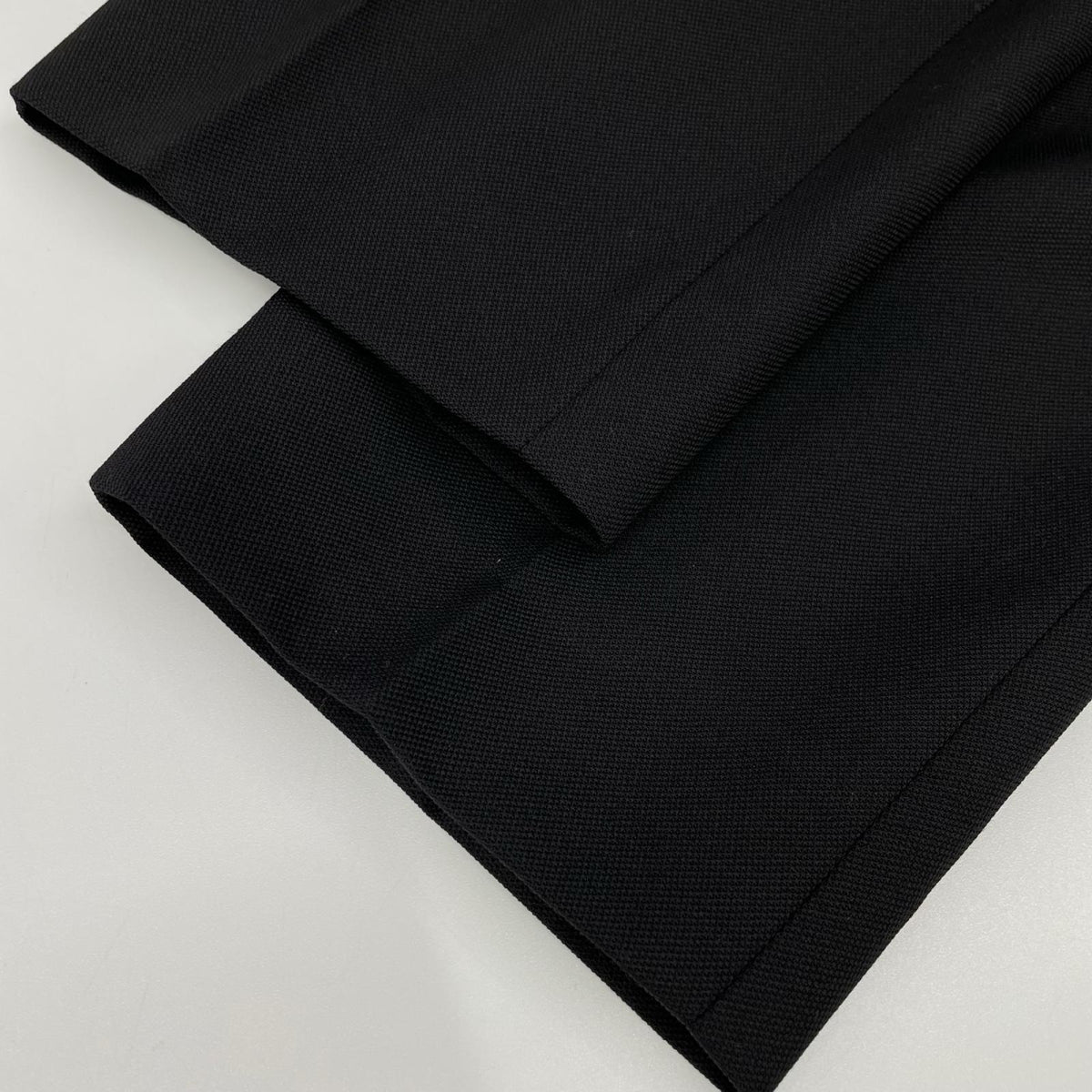 CELINE 2P106120D Wool 2-Pleat Trousers Black Size 38