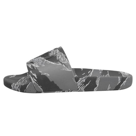 MONCLER Gray Camo Rubber Sandals Size EU 41
