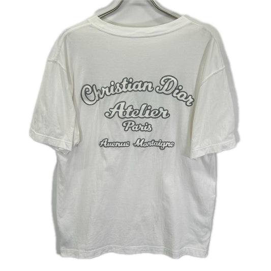 Dior HOMME Atelier Embroidered Pocket T-Shirt White Size S