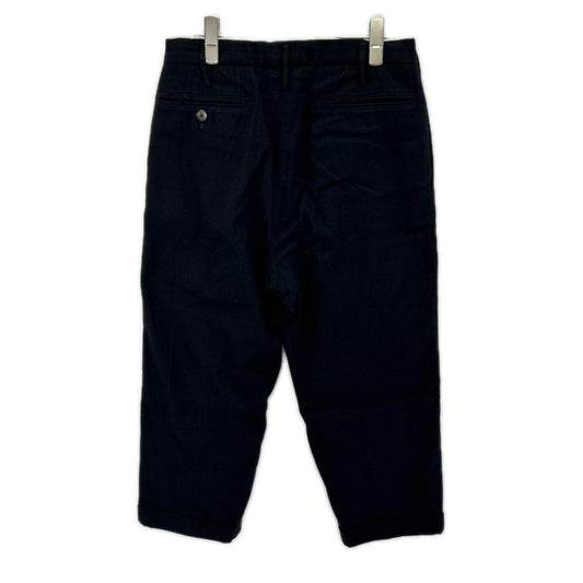 VISVIM Wool Linen Cropped Pants Black Size 1