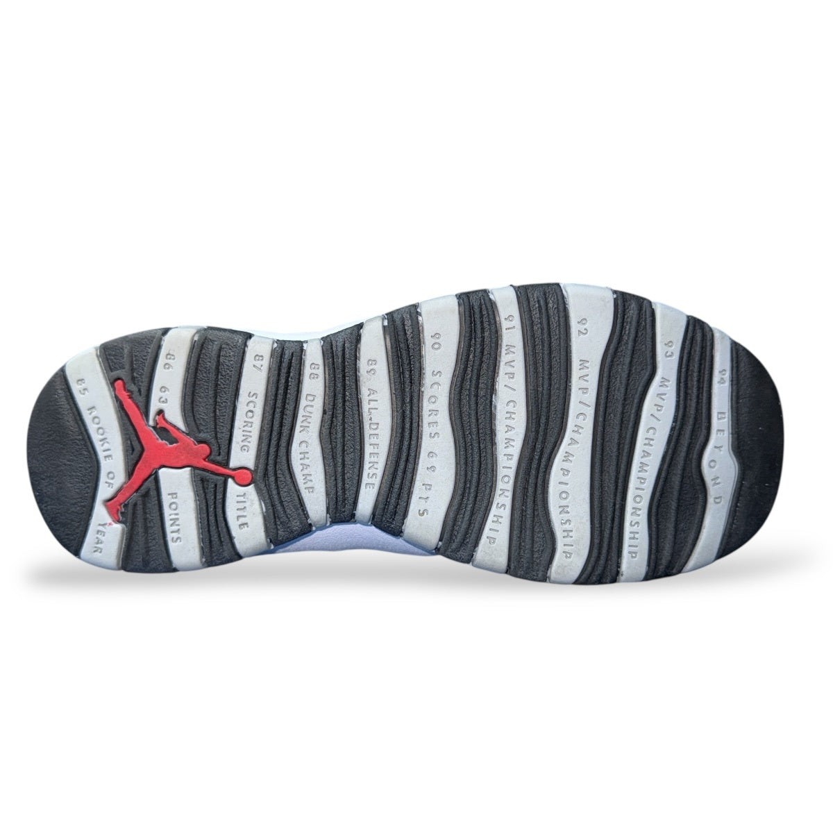 Nike 10 Steel Air Jordan Sneakers Black x White