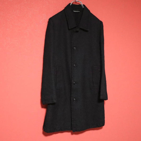 Yohji Yamamoto Y's Inside-Out Wool Chesterfield Coat Size 1